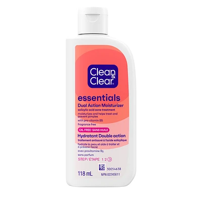 Clean & Clear Essentials Dual Action Moisturizer - 118ml