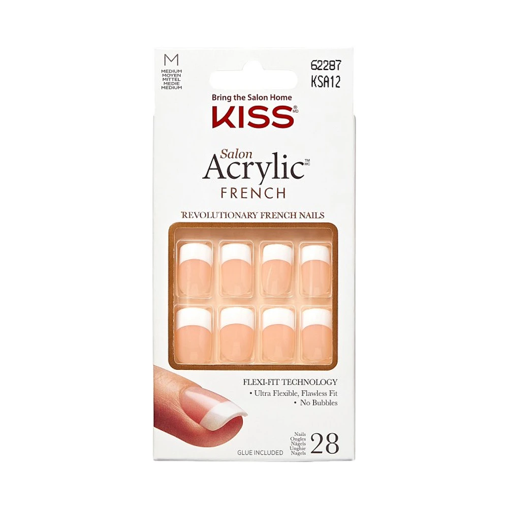 Kiss Salon Acrylic French Kit - Rumor Mill