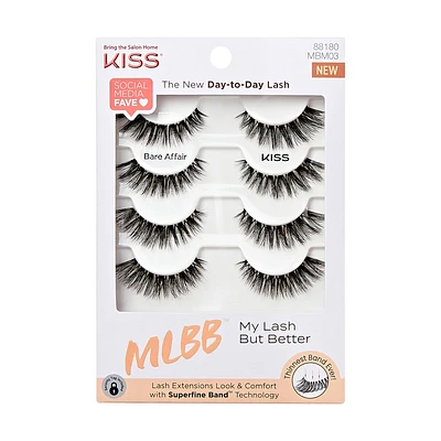 KISS My Lash But Better Bare Affair Day-to-Day Lashes - 4 pairs
