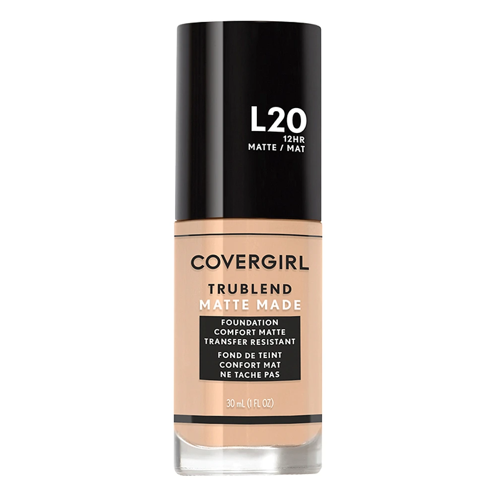 CoverGirl TruBlend Matte Made Liquid Foundation - Porcelain