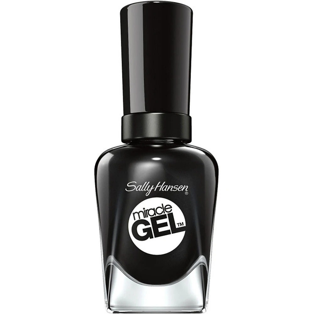 Sally Hansen Miracle Gel S HANSEN MIRACLE GEL NAIL ONYX-PECTED in Black