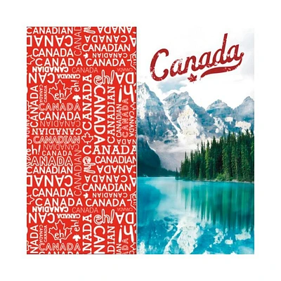 Canada Microfiber Beach Towel- 30x60 Inch