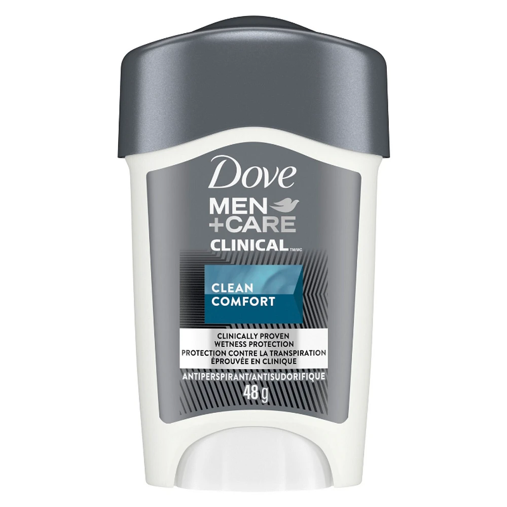 Dove Men+Care Clean Comfort Non Irritant Anti-Perspirant Stick - 48g