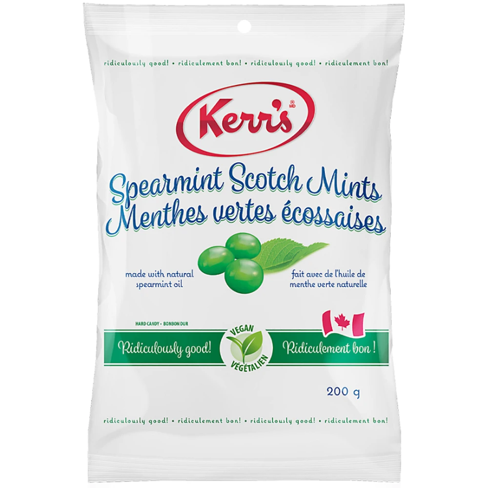 Kerr's Spearmint Scotch Mints - 200g