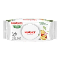 Huggies Natural Care Baby Cleaning Wipes - Fragrance Free - 56 Wipes