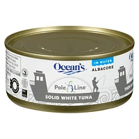 Ocean's Pole & Line Solid White Tuna in Water - 170g 