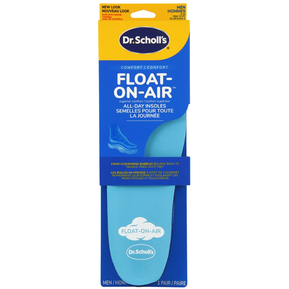 Dr. Scholl's Float-On-Air Foam Insoles - Mens 8-14s