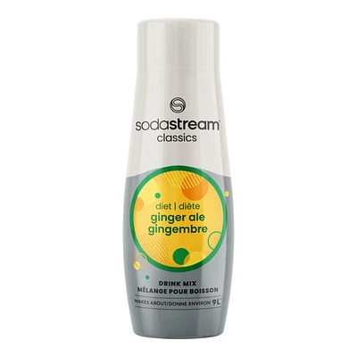SodaStream Classics Diet Caffeine Free Ginger Ale - 440ml