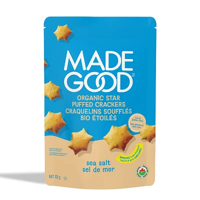 Made Good Star Puffed Crackers - Sea Salt - 121g