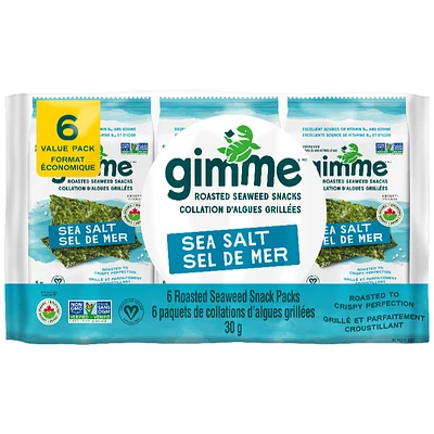 Gimme Organic Seaweed Sea Salt - 6X5g
