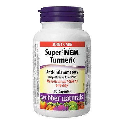 Webber Naturals Super NEM Turmeric Capsules - 90's