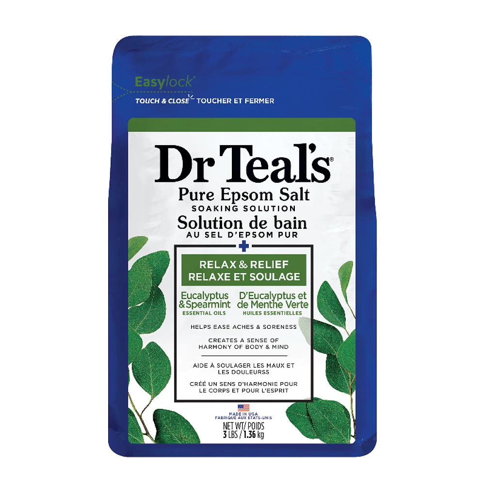 Dr Teal's Epsom Salts - Relax - 1.36kg