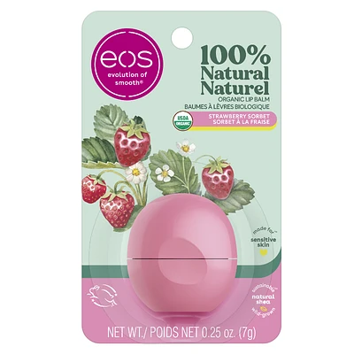 eos Lip Balm - Strawberry Sorbet - 7g