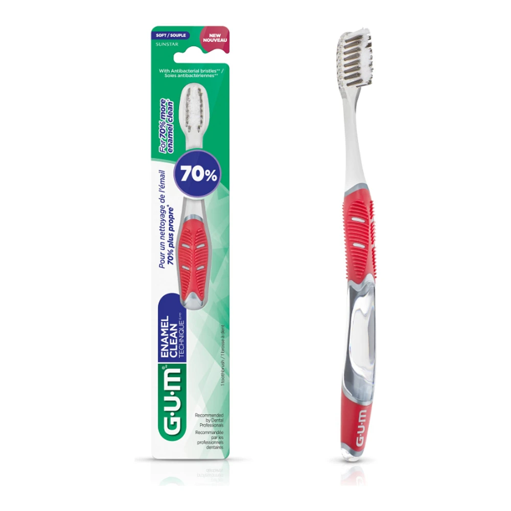 G.U.M Daily Clean Technique Toothbrush - Soft