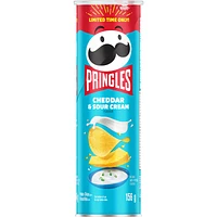 Pringles Potato Chips - Cheddar and Sour Cream - 156g