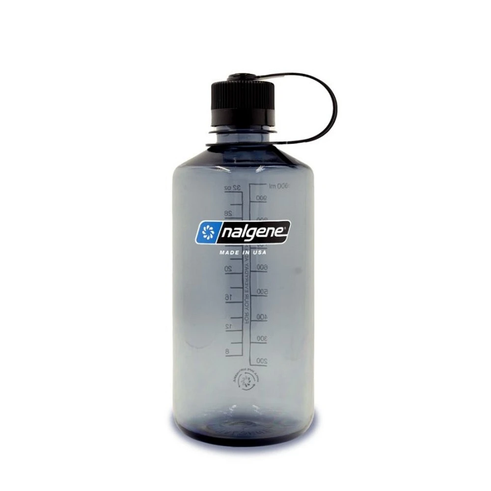 Nalgene Sustain Narrow Mouth Water Bottle - Grey - 1L