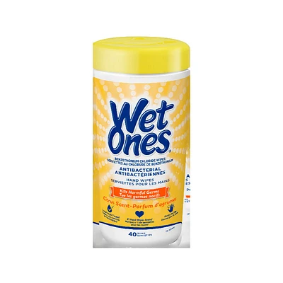 Wet Ones Anti-Bacterial Wipes - Citrus