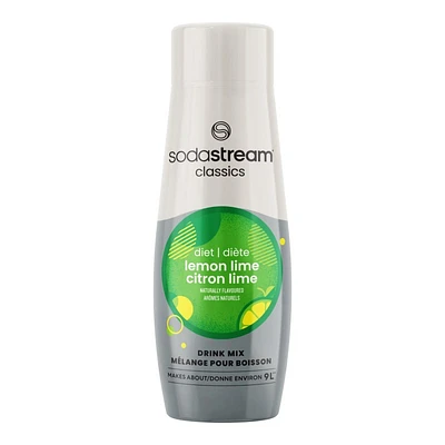 SodaStream Classics Caffeine Free Diet Lemon Lime - 440ml