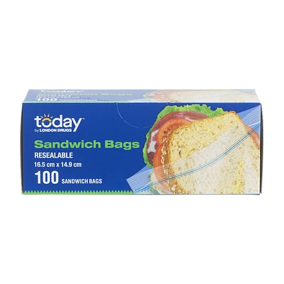 Today by London Drugs Sandwich Bags - 100s