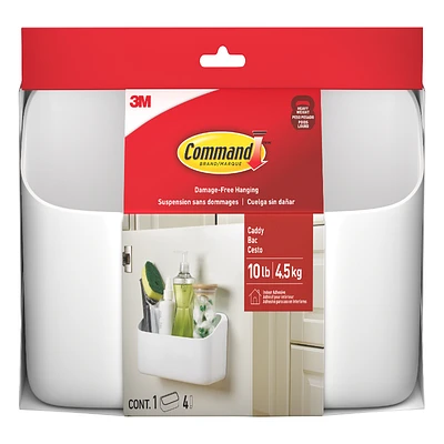 3M Command Cabinet Caddy - White - Single