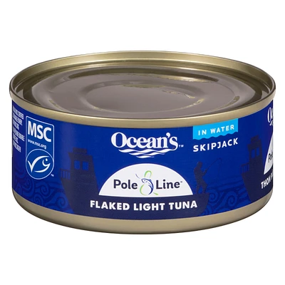 Ocean's Pole & Line Flaked Light Tuna in Water - 170g