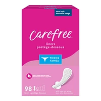 Carefree Thong Regular Pantyliners Unscented - 98s