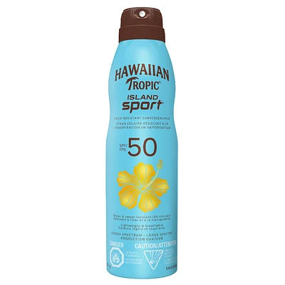 Hawaiian Tropic Island Sport Sunscreen Spray - SPF 50 - 170g