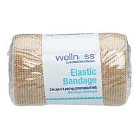 Wellness Elastic Gauze Bandage - 7.62 cm x 4.57 m