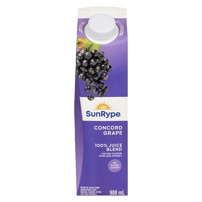 SunRype Fruit Juice - Concord Grape - 900ml