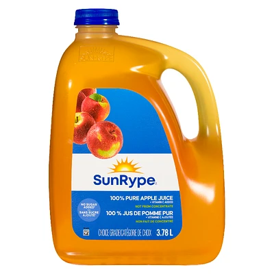 Sun-Rype Pure Unsweetened Apple Juice - 3.78L