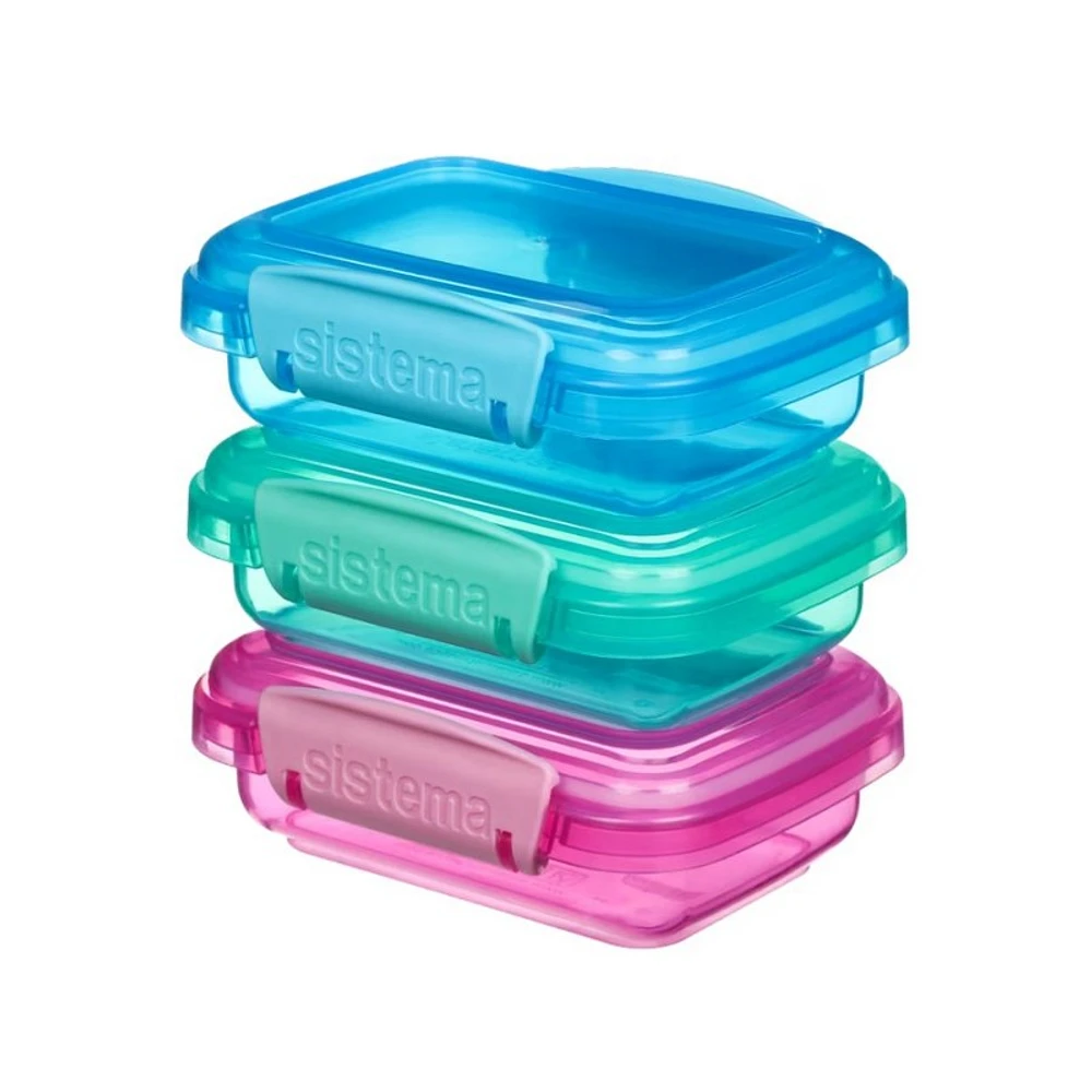 Sistema Lunch Box Containers - 3pk/200ml