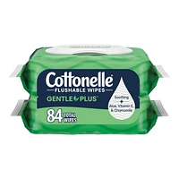 Cottonelle GentlePlus Cleaning Wipes - 2 x 42 Count