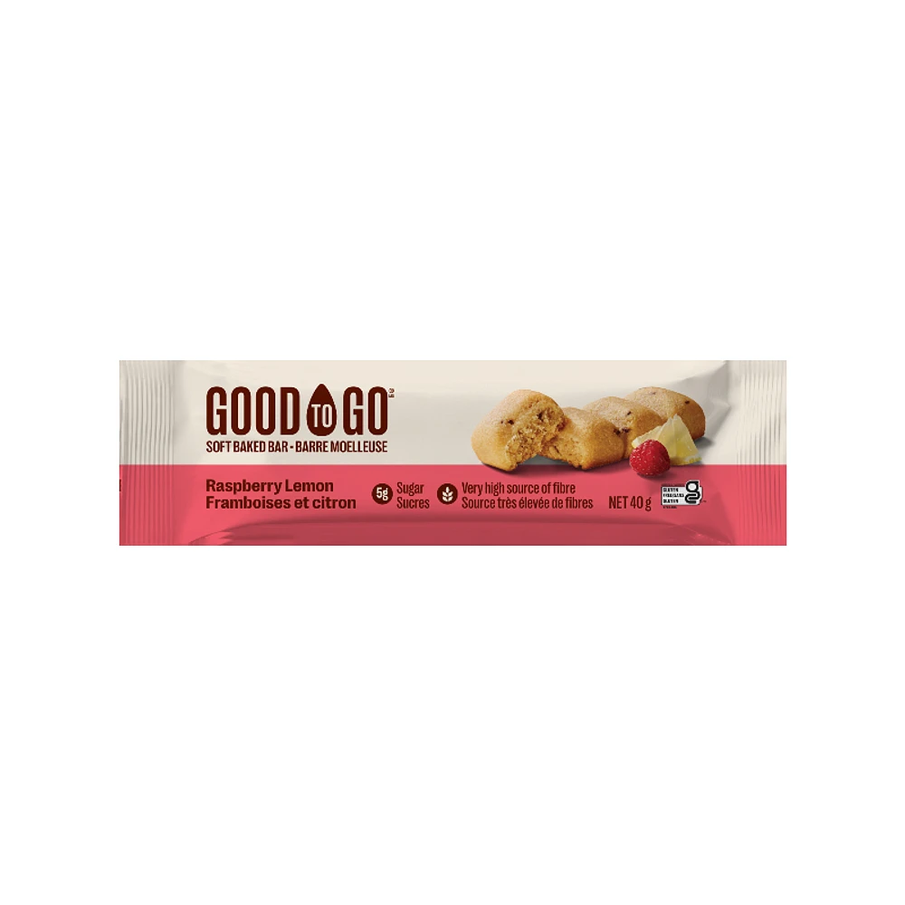 Good to Go Soft Baked Snack Bar - Raspberry Lemon - 40g