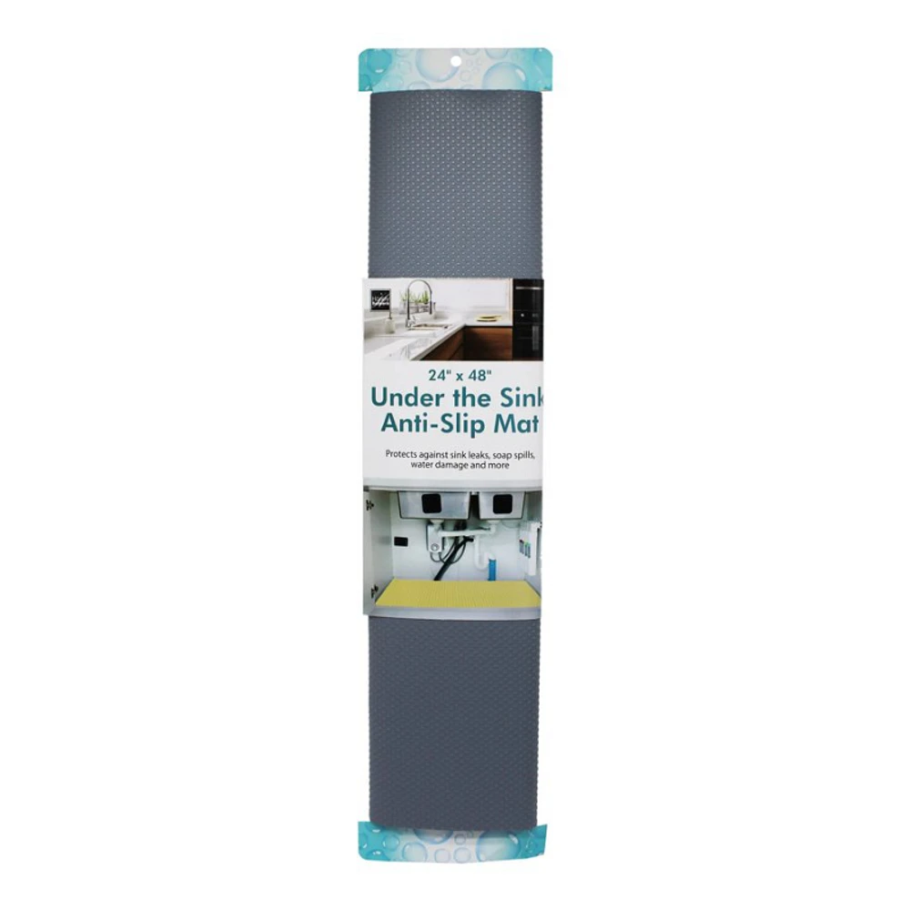 Under the Sink Anti-Slip Mat - Grey - 24x48 Inch