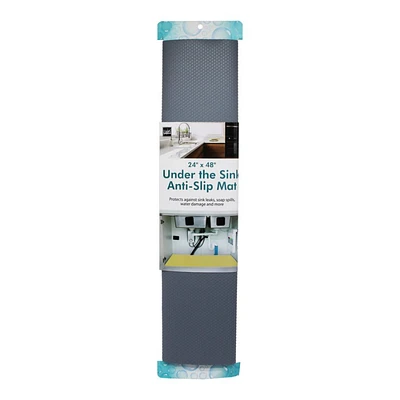 Under the Sink Anti-Slip Mat - Grey - 24x48 Inch
