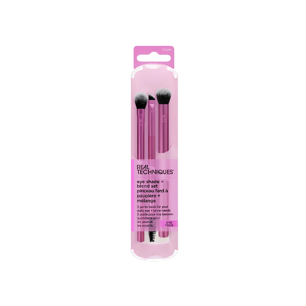Real Techniques Eye Shade + Blend Cosmetic Brush Set