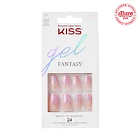 Kiss gel FANTASY False Nails Kit - Medium - Coffin - Winter Sparks - 28's
