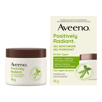 Aveeno Positively Radiant Gel Moisturizer - 48g