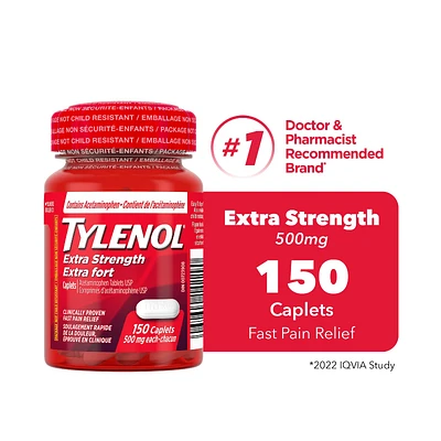 Tylenol* Extra Strength - 500mg/150s   