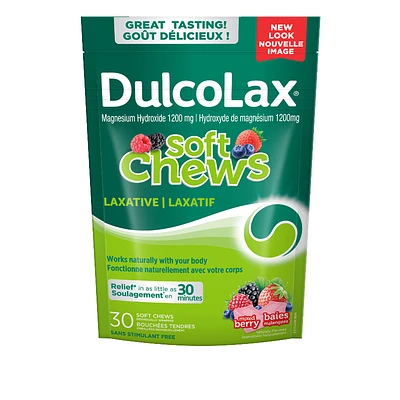 Dulcolax Soft Chews Laxatives - Mixed Berries - 30's