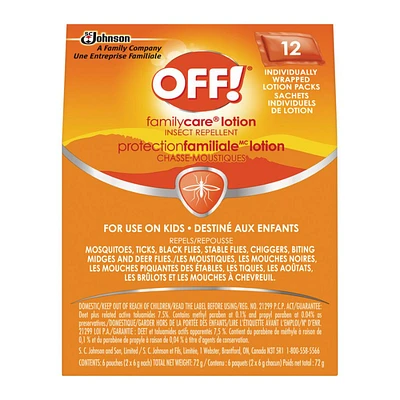 Off Familycare Lotion Pouch - 12s