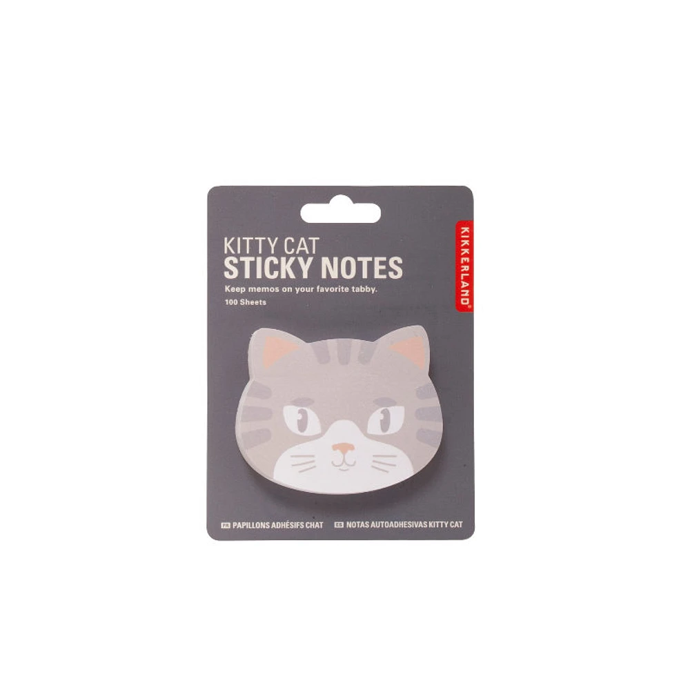 Kikkerland Kitty Cat Sticky Notes