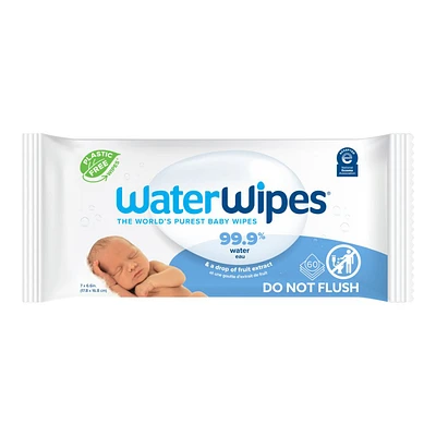 WaterWipes Original Baby Cleaning Wipes - 60's