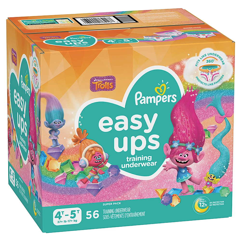 Pampers Easy Ups Training Underwear - 4T/5T - 56ct - Girls