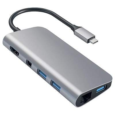 Satechi USB-C Multimedia Hub - Space Grey - ST-TCMM8PAM