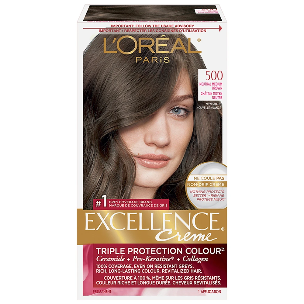 L'Oreal Excellence Creme - 500 Neutral Medium Brown