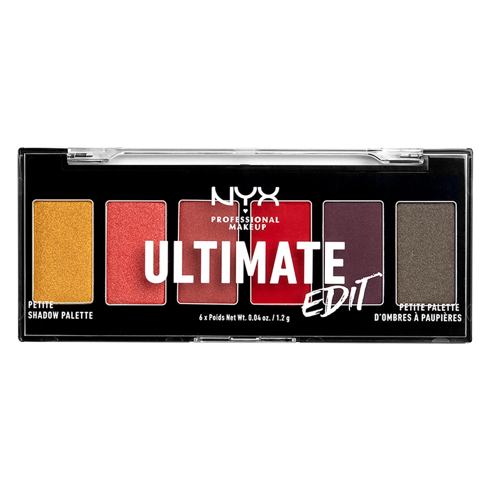 NYX Professional Makeup Ultimate Edit Petite Shadow Palette - Warm Neutral