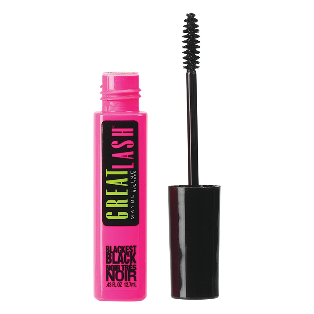 Maybelline Great Lash Washable Mascara - Blackest Black