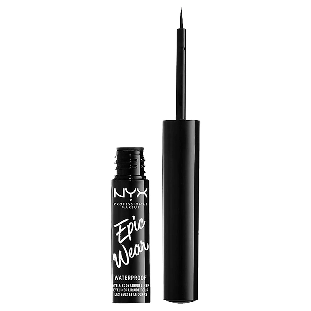 NYX Professional Makeup Epic Wear Metallic Waterproof Liquid Liner - Black Metal