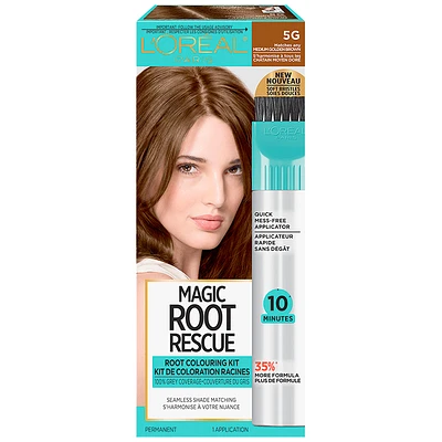 L'Oreal Magic Root Rescue Root Colouring Kit - 2 Black